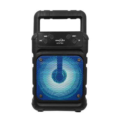 GTS 1361 Rechargeable Extra Bass Wireless Bluetooth Speaker Black Color