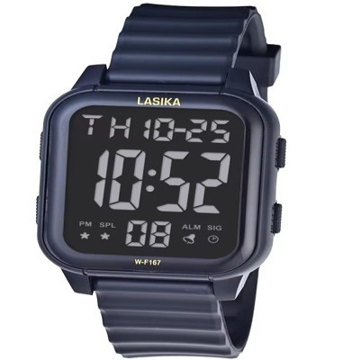 Lasika W-F167 Digital Sports Watch for Men Apple Watch Electronic Waterproof