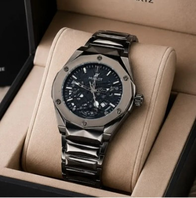Hublot Chain  watch For man Luxury Fashionable  Movement Premium Stainless Steel Water-Resistant Wrist Watch For Men