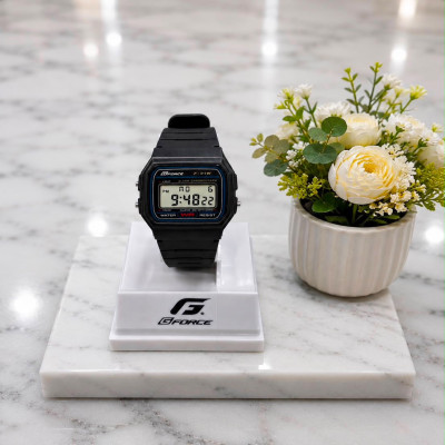 G-FORCE F-91W 100% Waterproof Hand Watch-অর্জিনাল জাপানি ব্যাটারি ৫ বছরের গ্যারান্টি