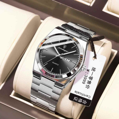 Poedagar 930 New model men's watch Exclusive design luxury fashion stainless steel imported quartz movement wrist-watch for Men